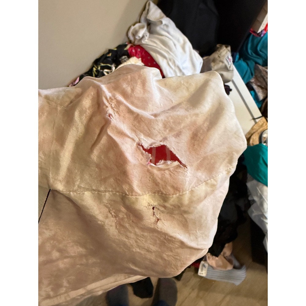 Tibi New York Pink Polka Dot Stripe Silk Cotton Nautical Babydoll Camisole Top 0 - Picture 6 of 6